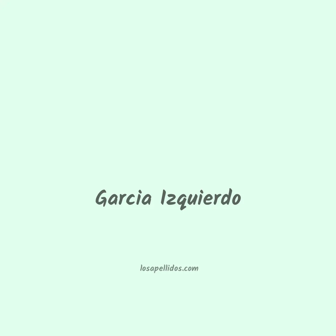 Garcia izquierdo en chino