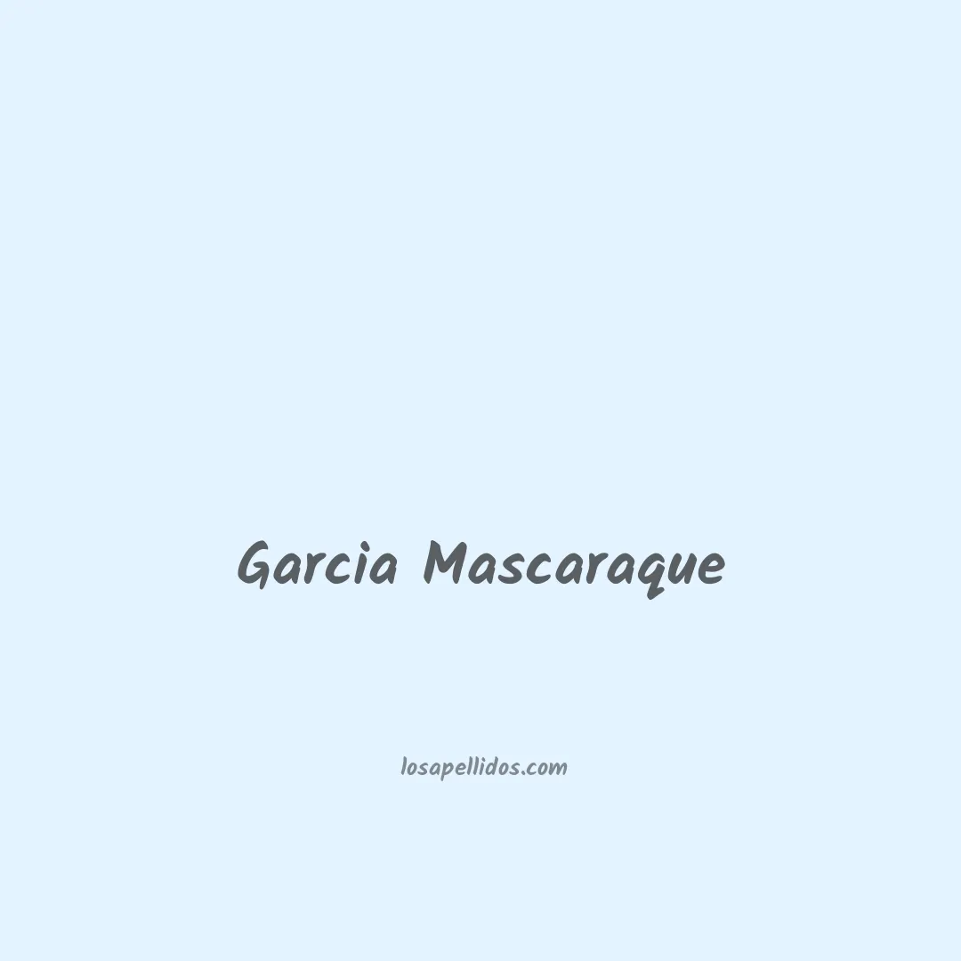 Garcia mascaraque en chino