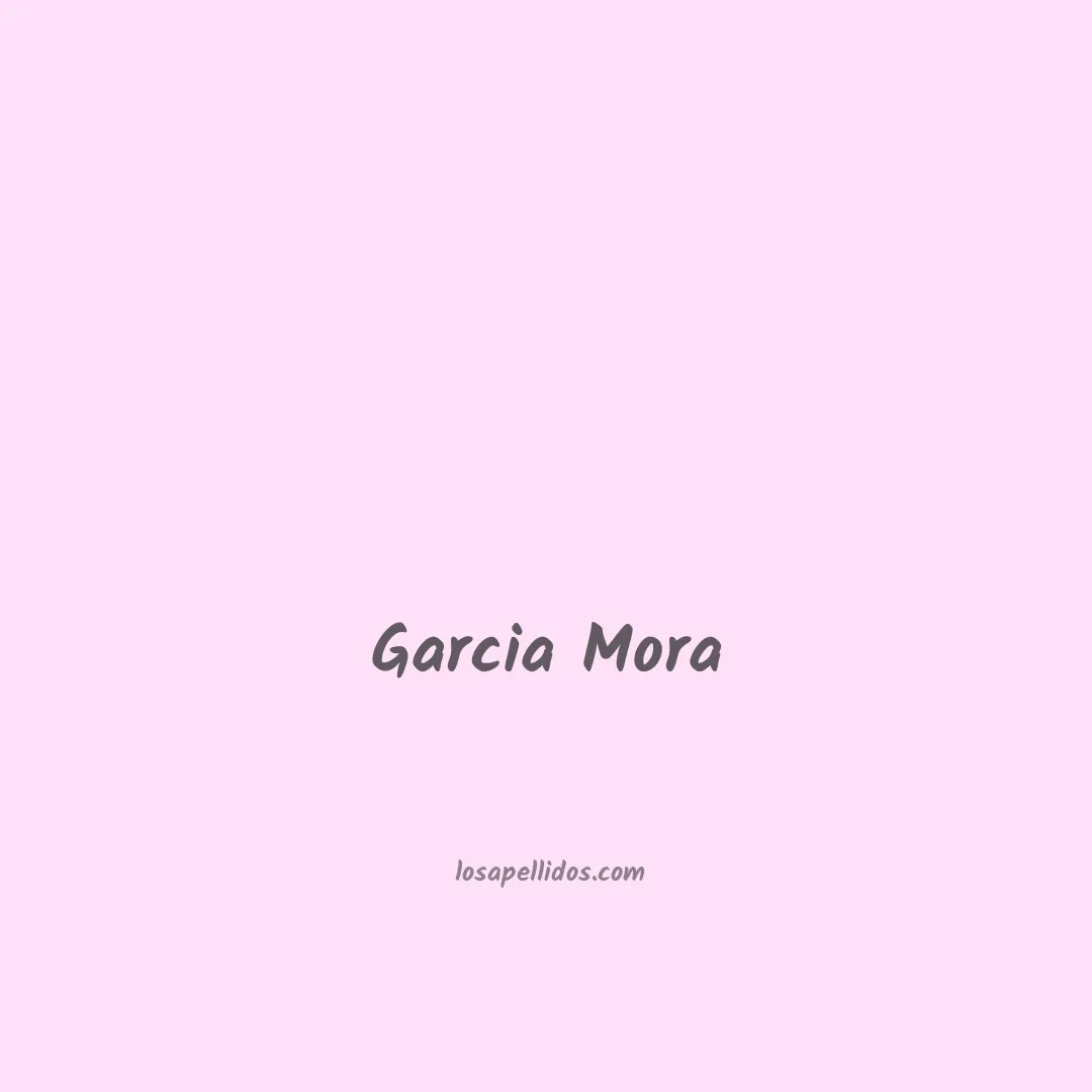 Garcia mora en chino