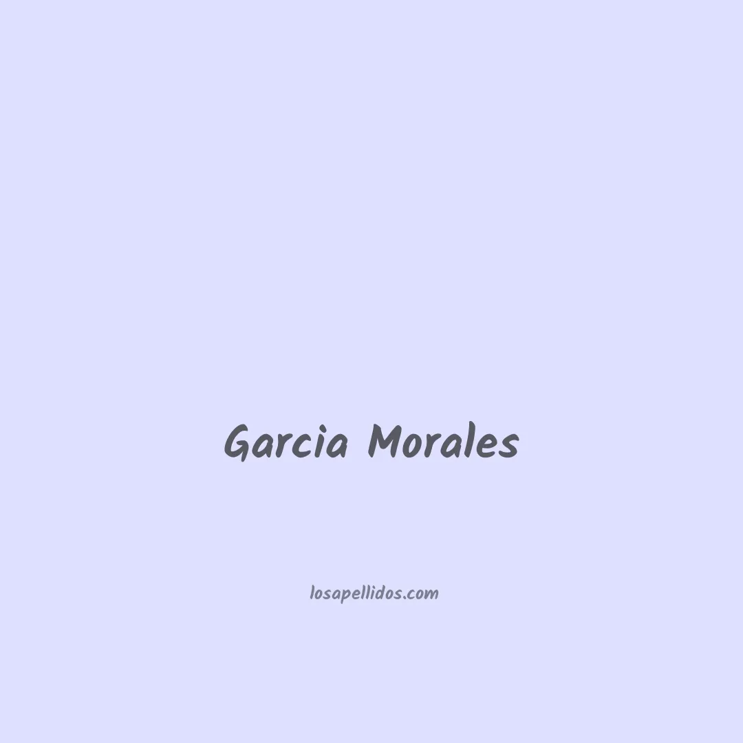 Garcia morales en chino