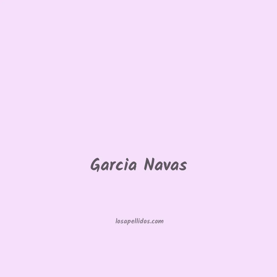 Garcia navas en chino
