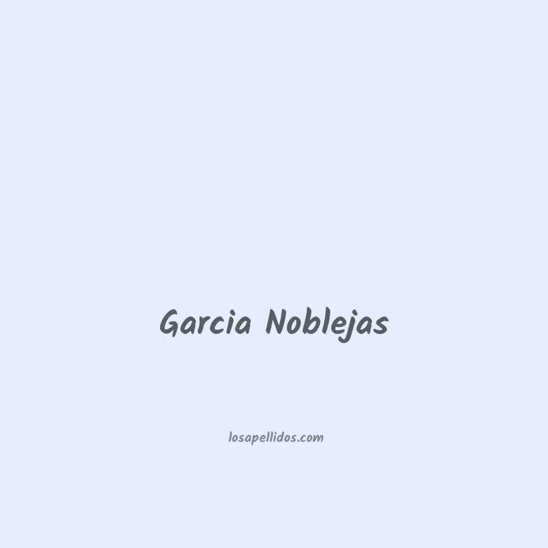 Garcia noblejas en chino