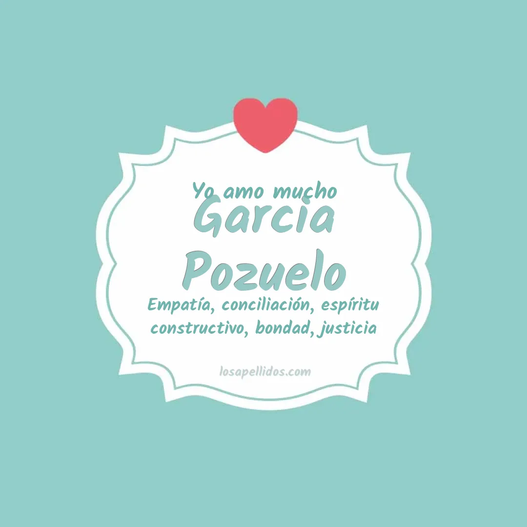 Yo amo mucho Garcia pozuelo