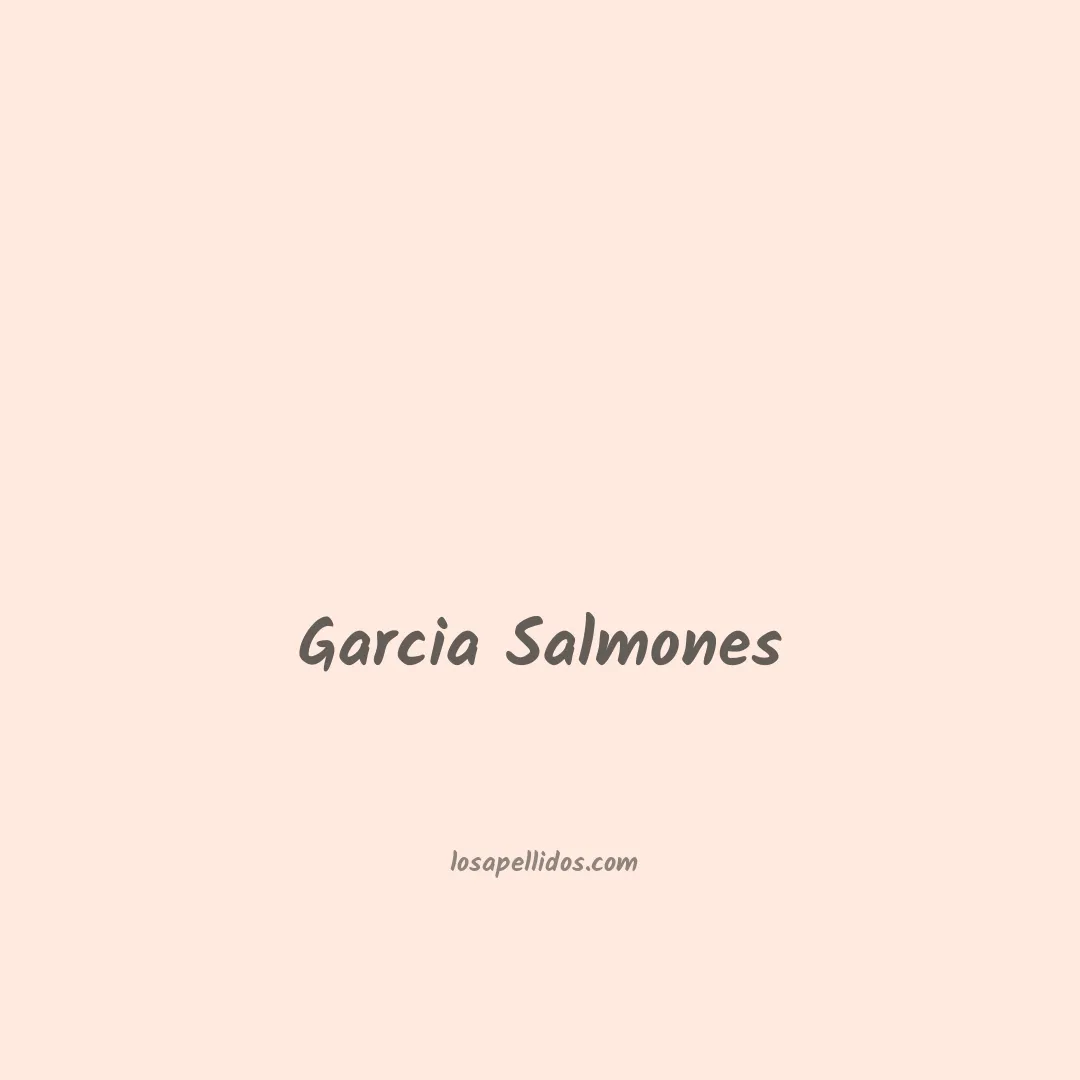 Garcia salmones en chino