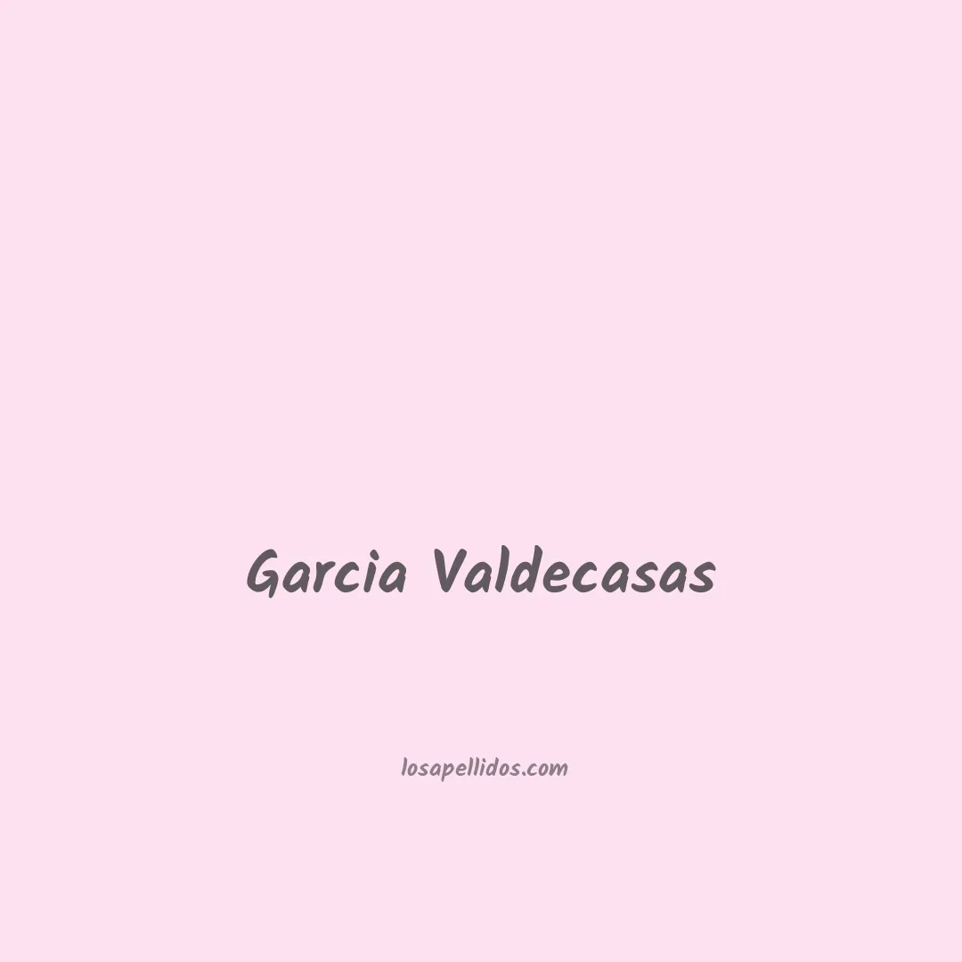 Garcia valdecasas en chino