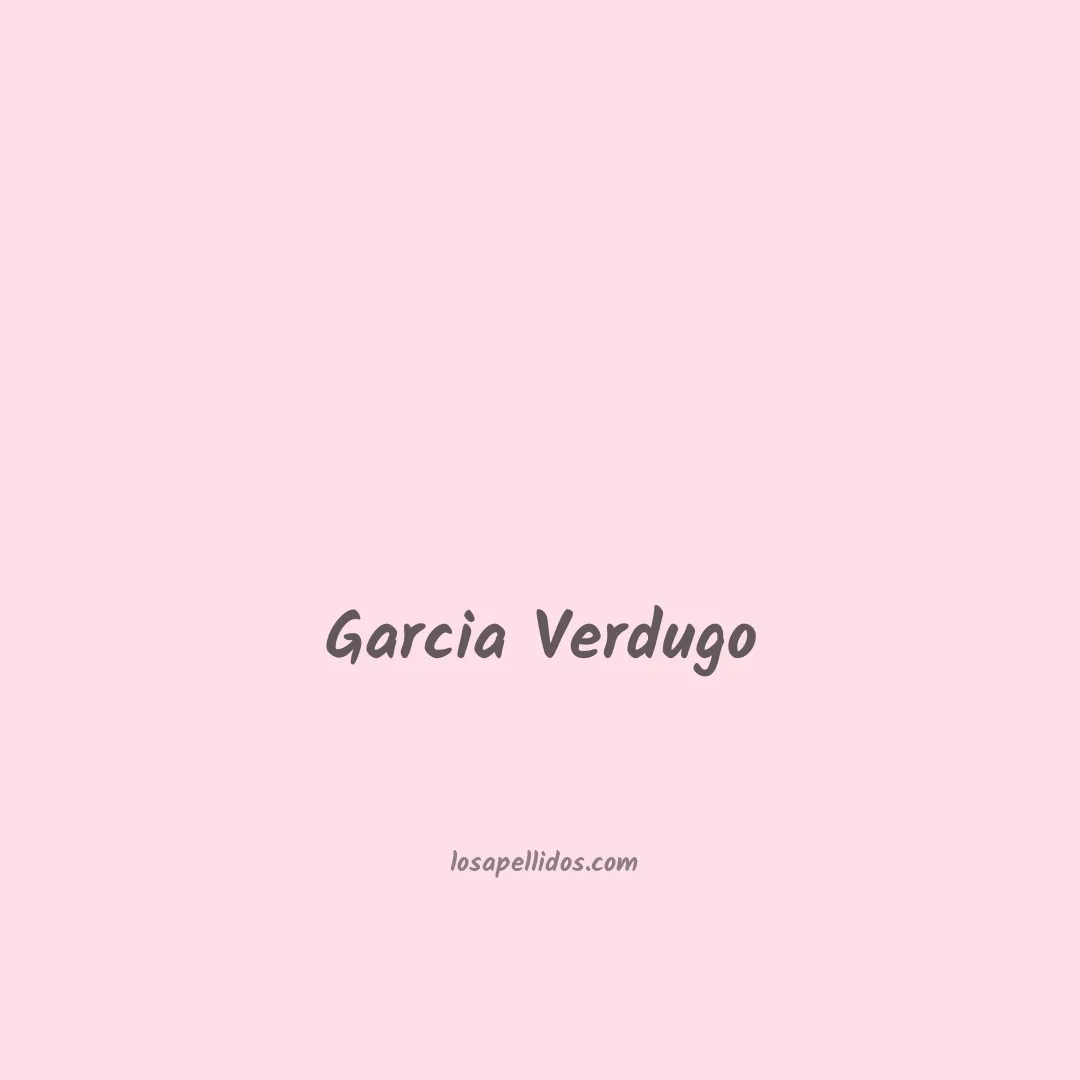 Garcia verdugo en chino