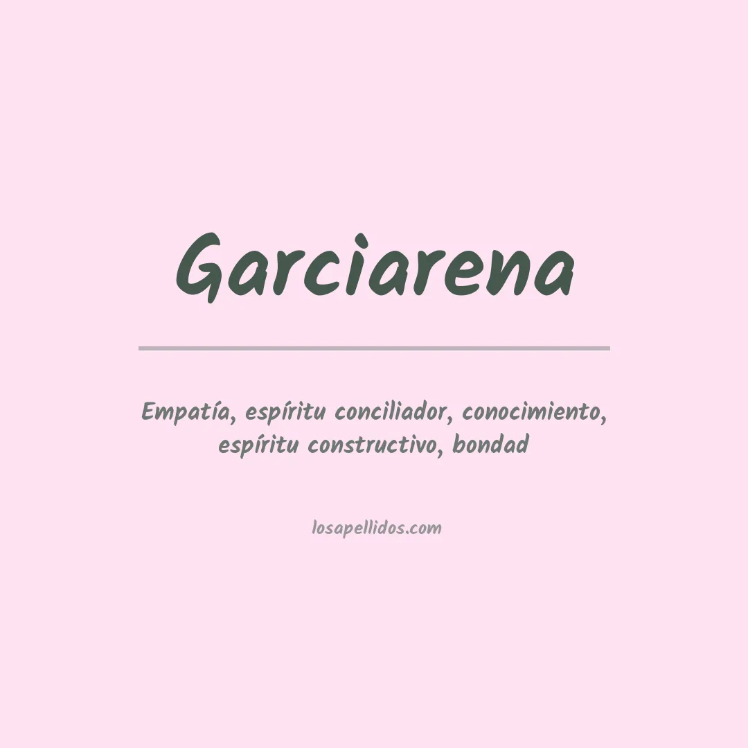Apellido Garciarena