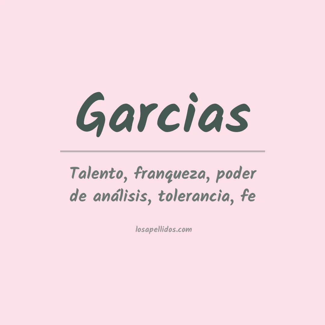 Apellido Garcias