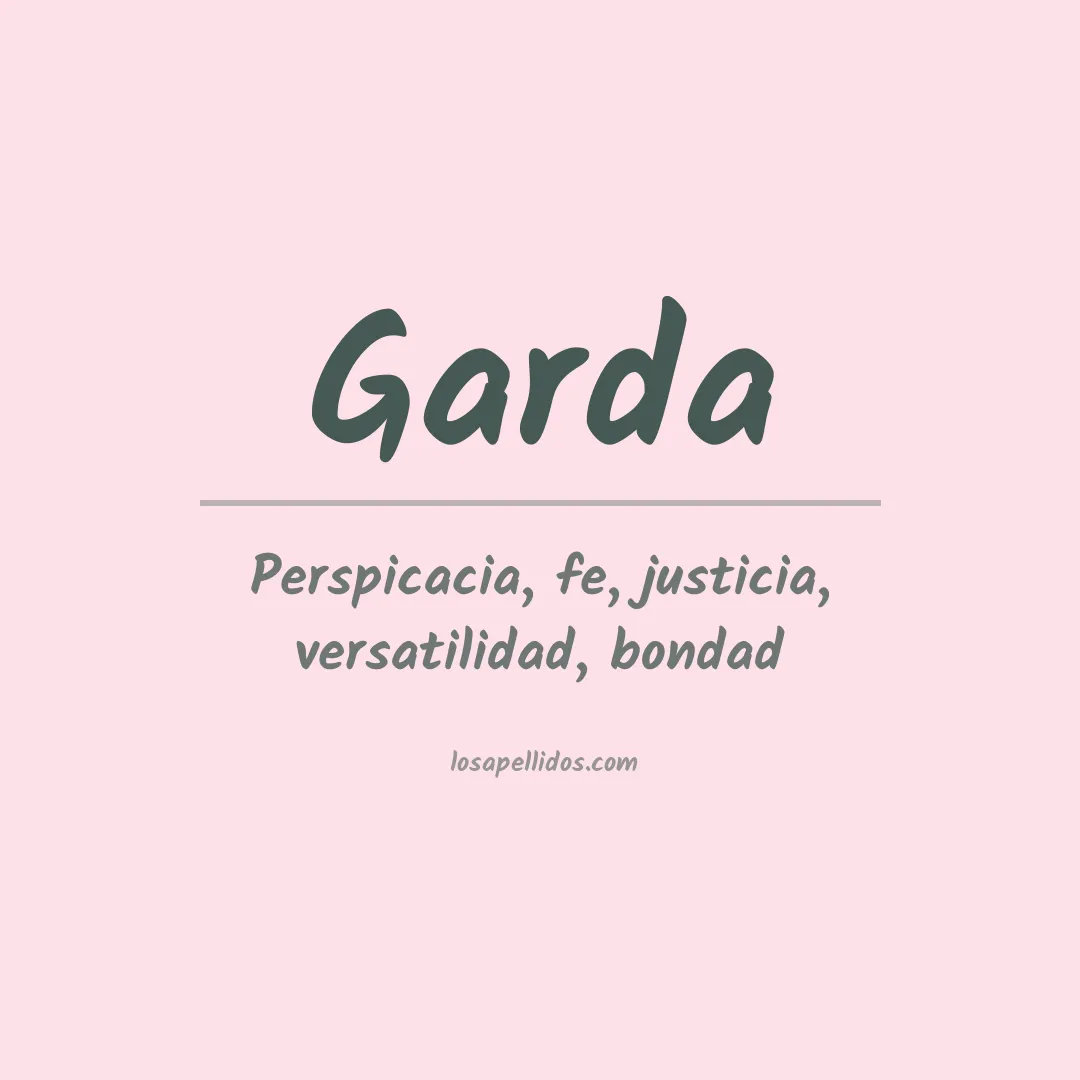 Apellido Garda