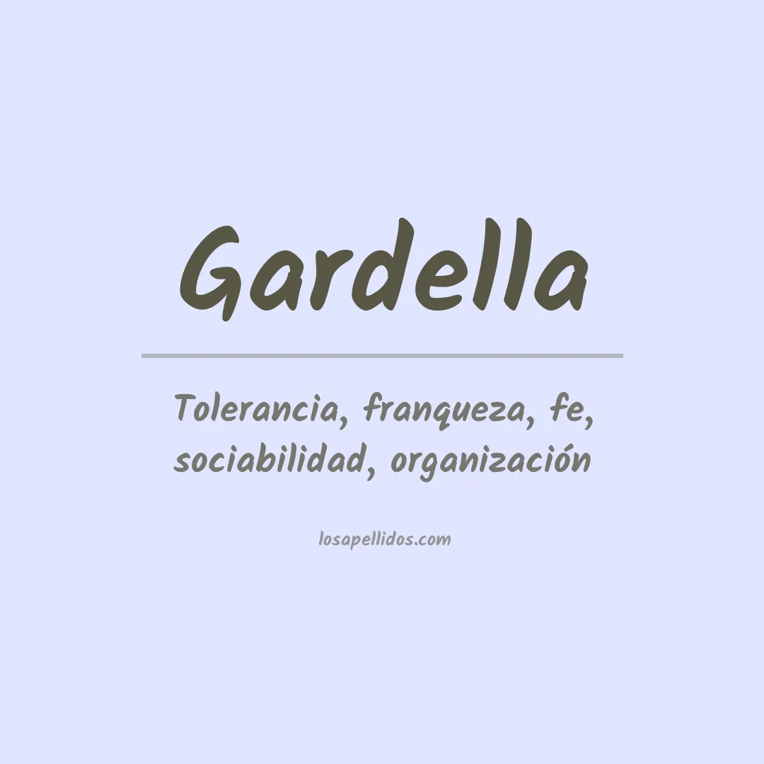 Apellido Gardella