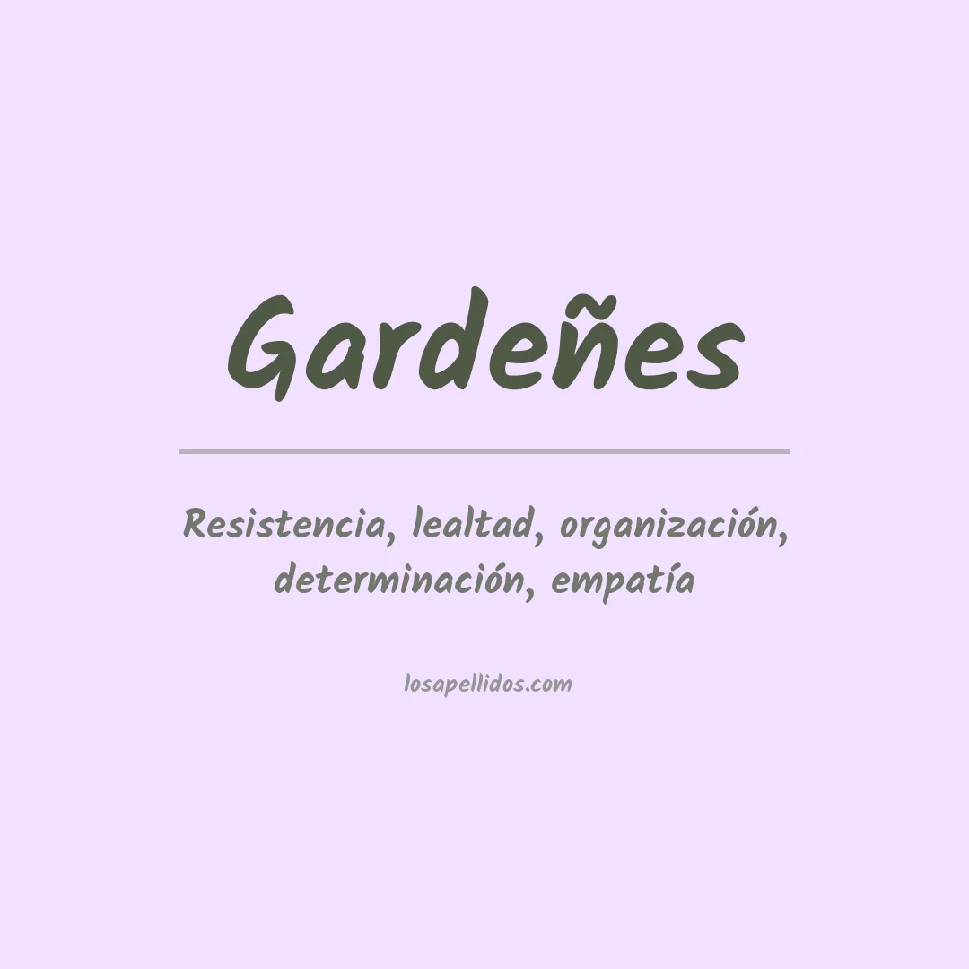 Apellido Gardeñes