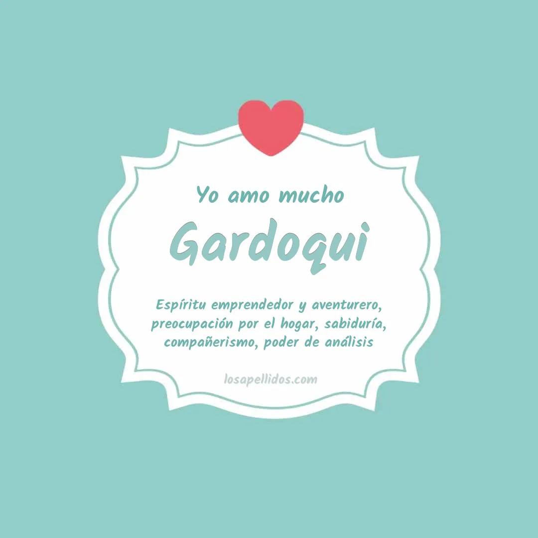 Yo amo mucho Gardoqui