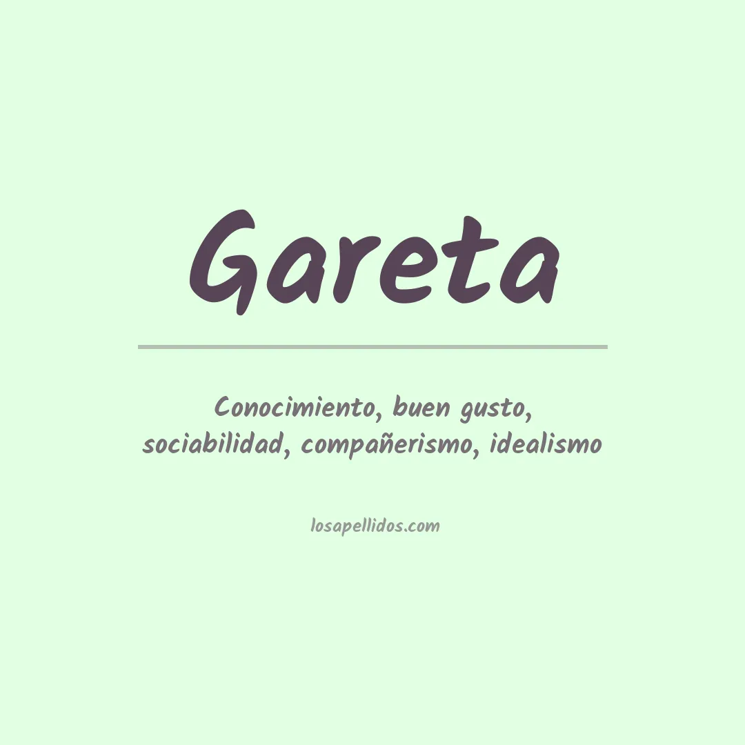 Apellido Gareta