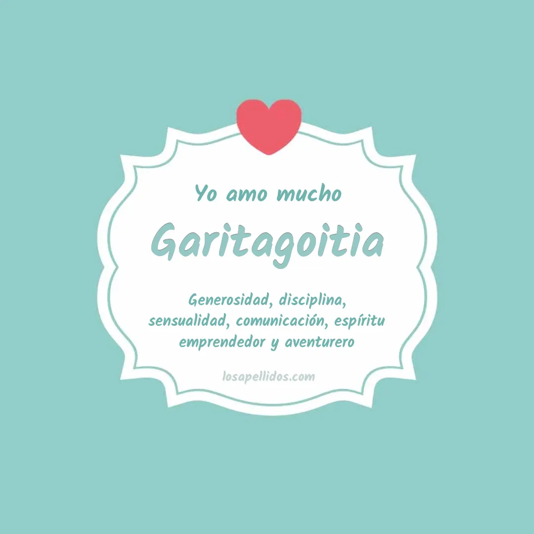 Yo amo mucho Garitagoitia