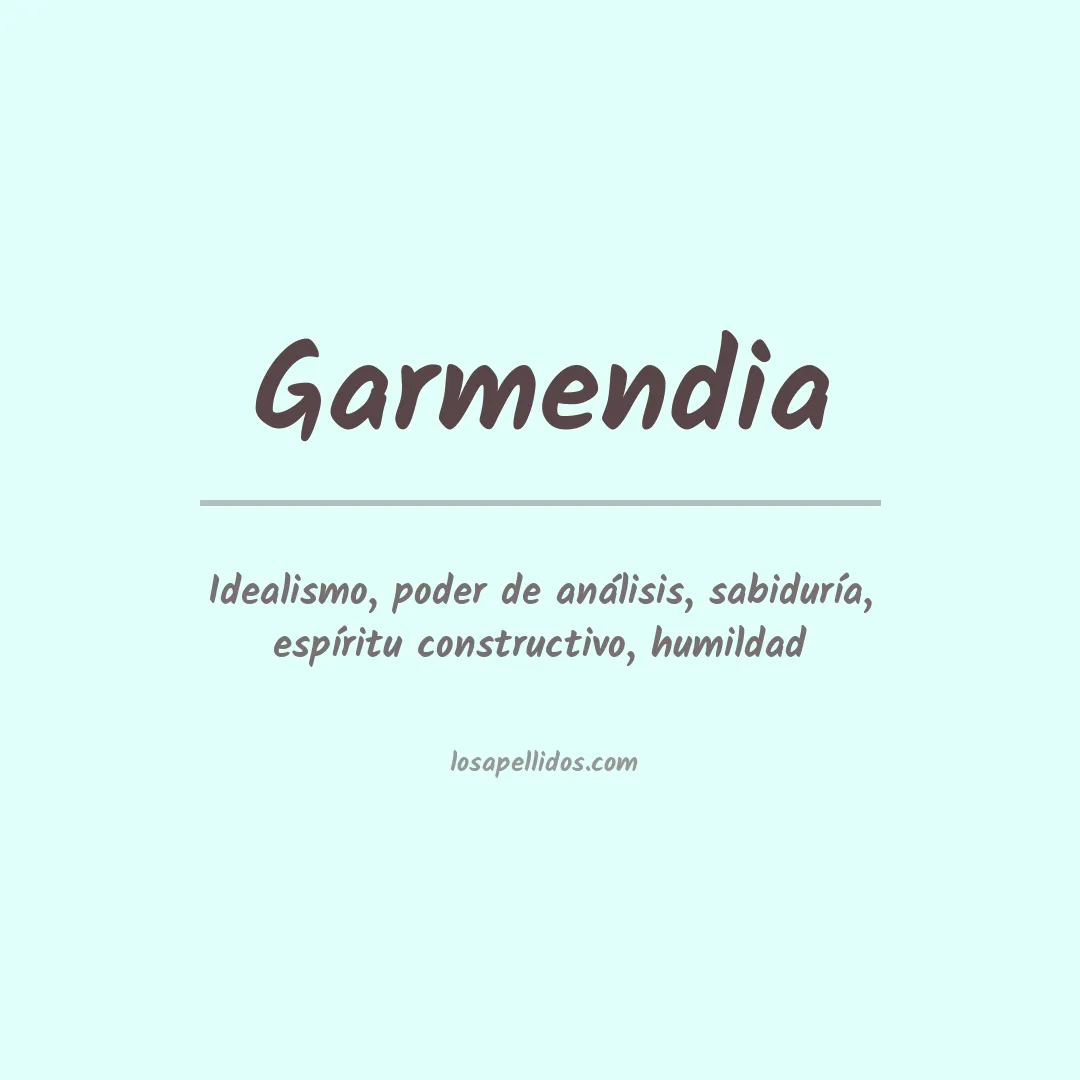 Apellido Garmendia