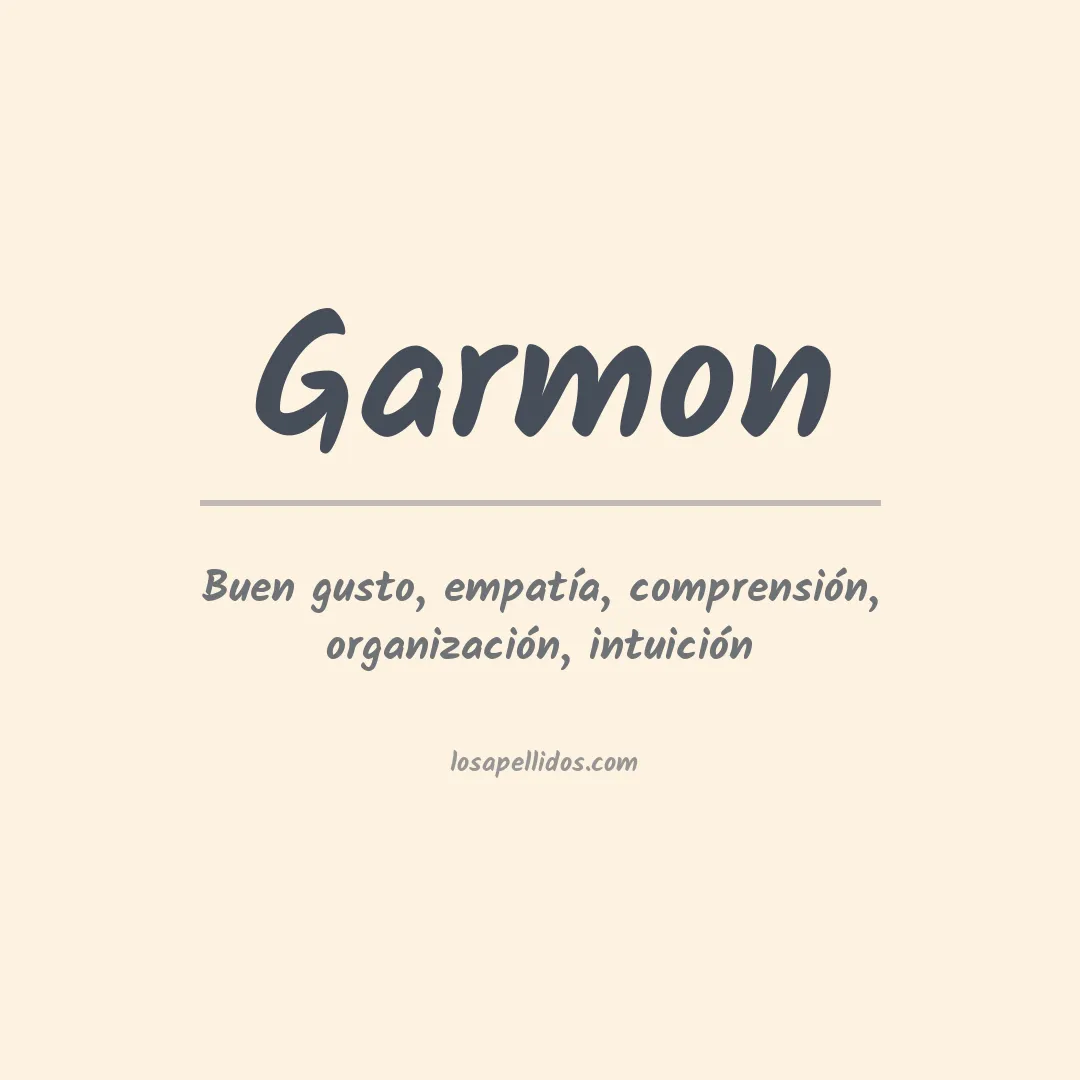 Apellido Garmon