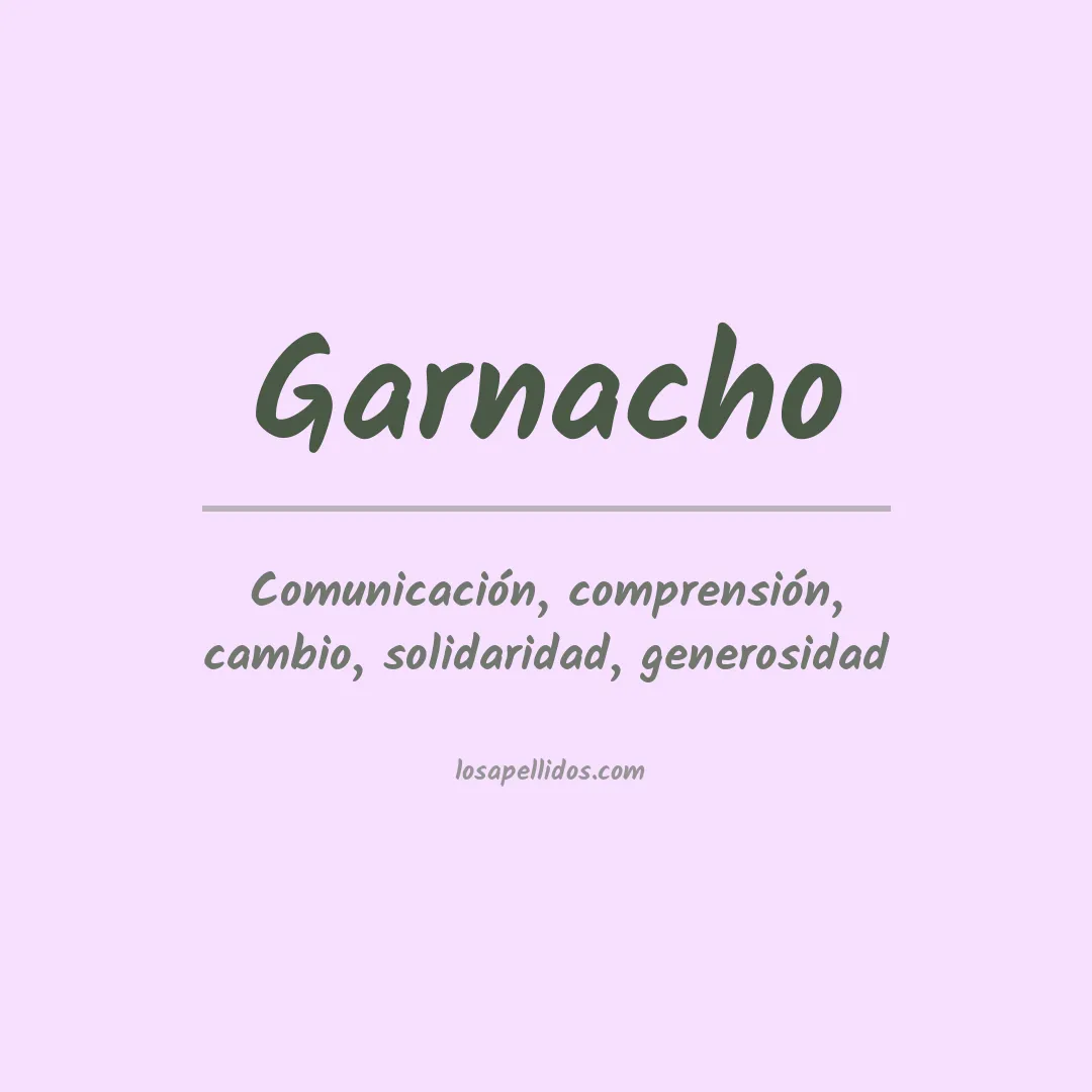 Apellido Garnacho