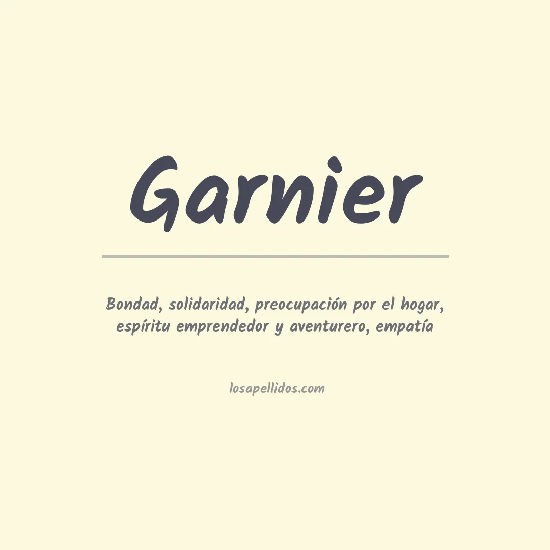 Apellido Garnier