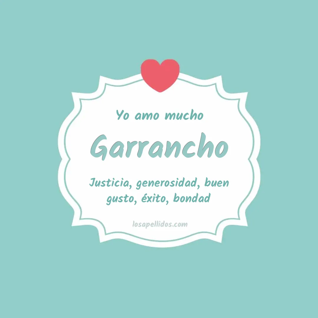 Yo amo mucho Garrancho