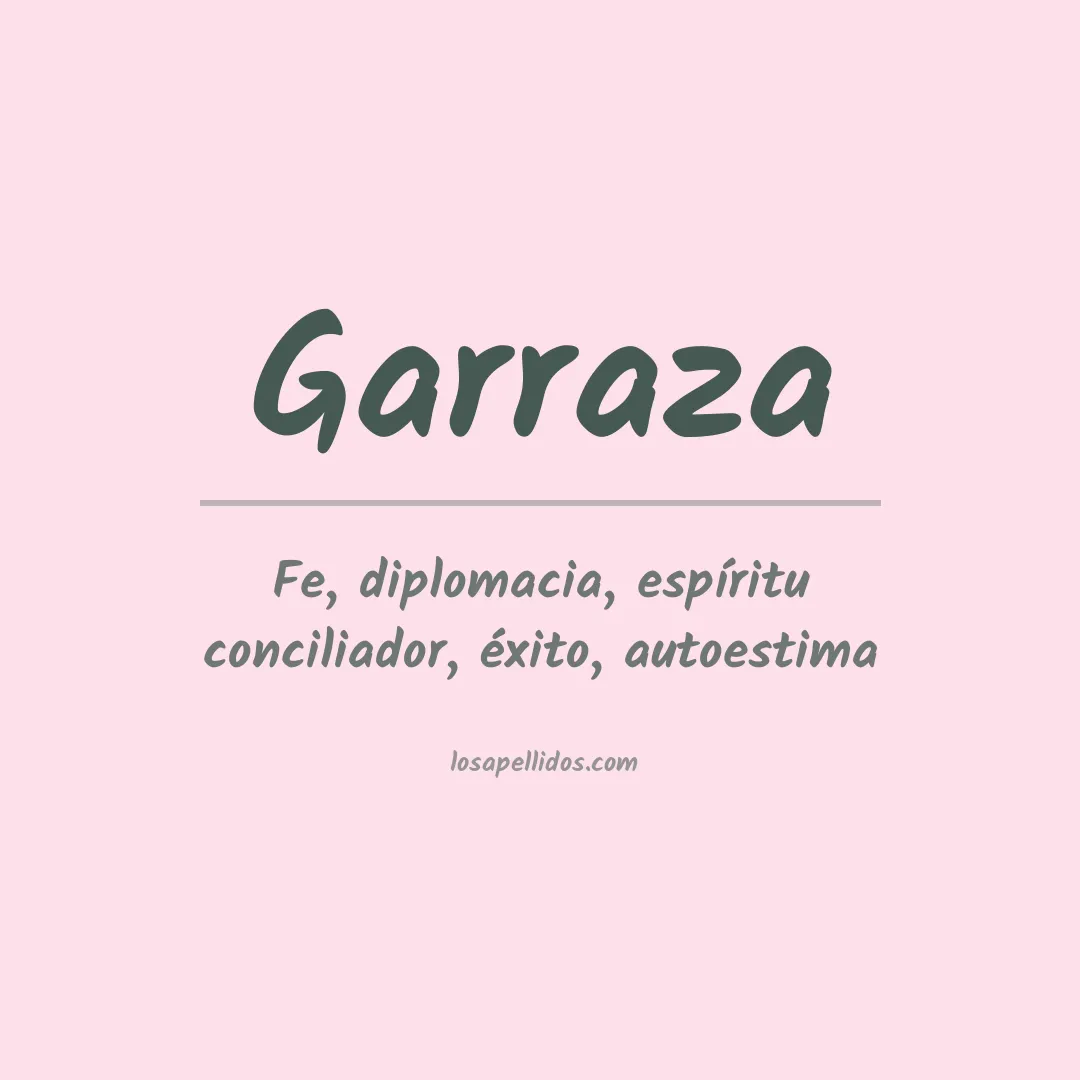 Significado del Apellido Garraza