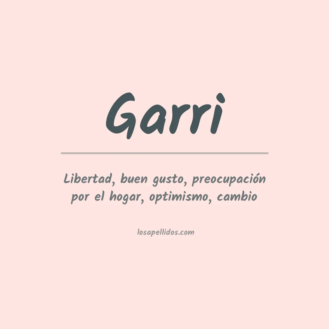 Apellido Garri