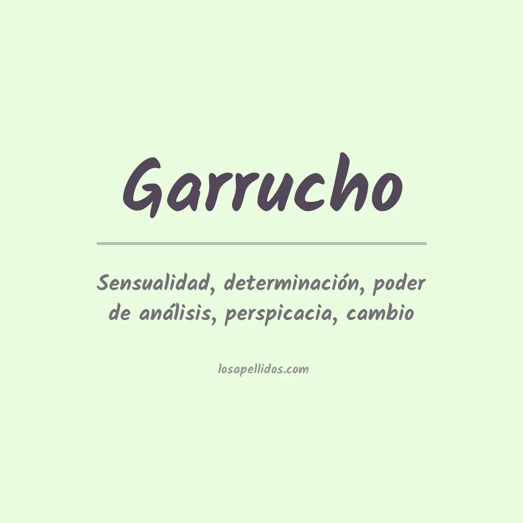 Apellido Garrucho