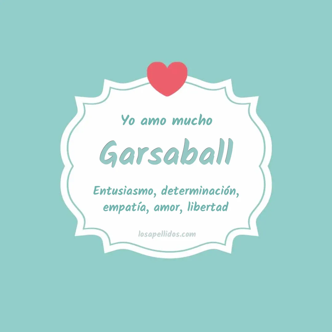 Yo amo mucho Garsaball