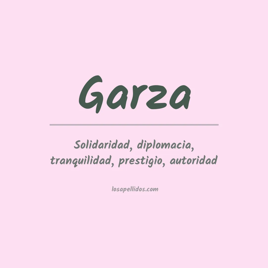 Apellido Garza