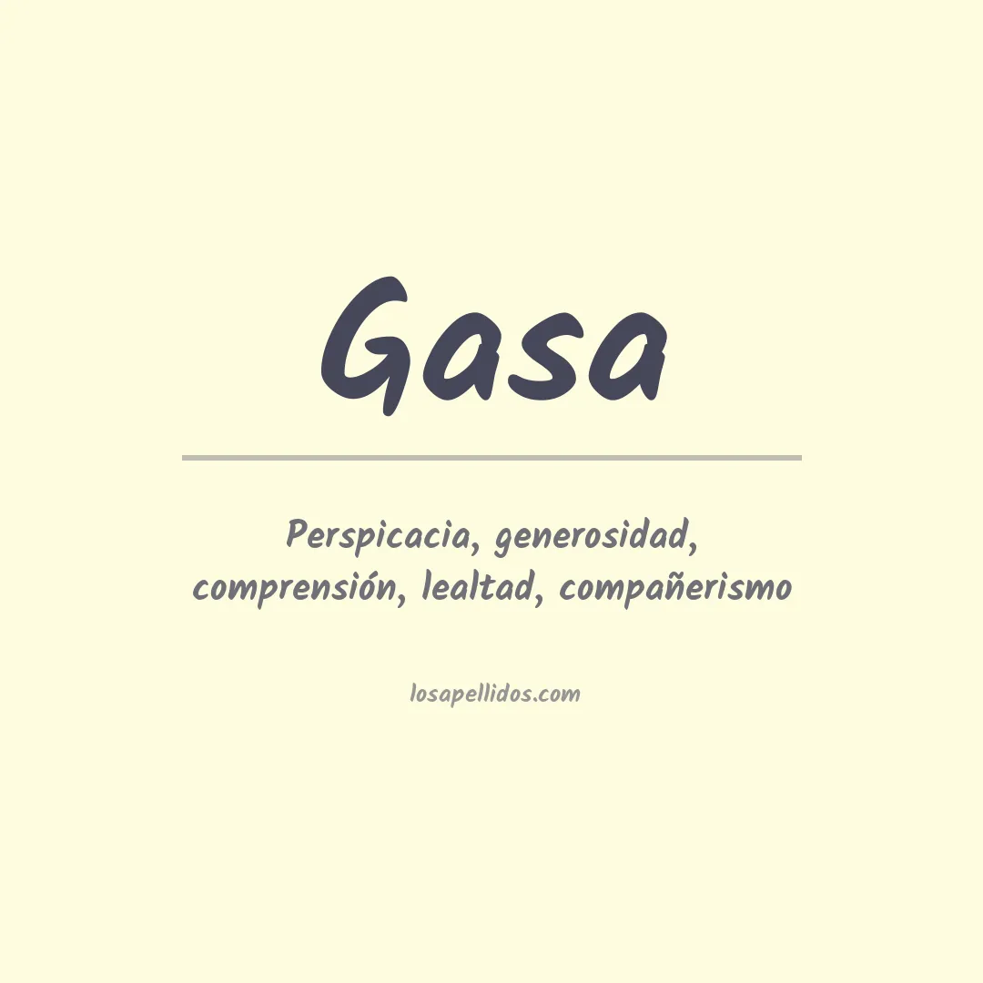 Apellido Gasa