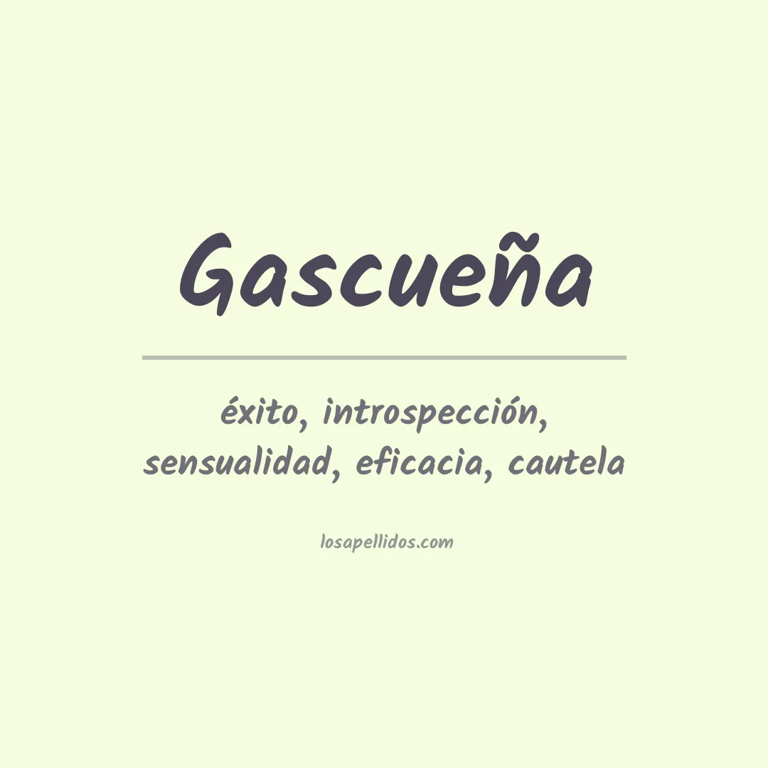 Apellido Gascueña