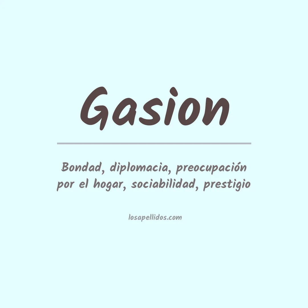Apellido Gasion