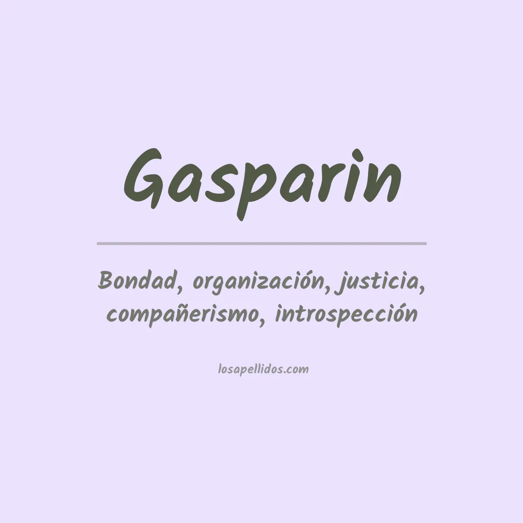 Apellido Gasparin