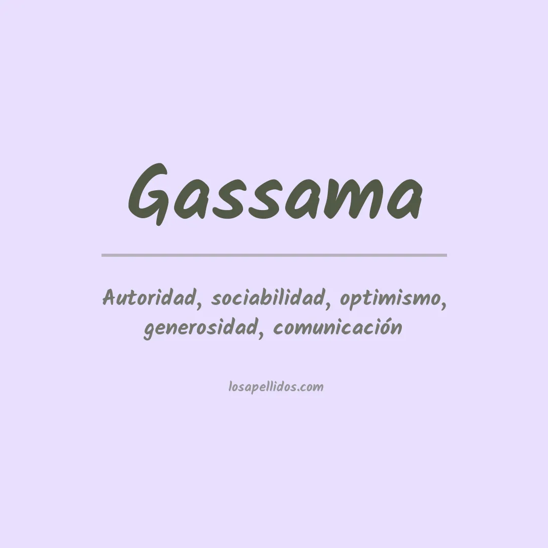 Apellido Gassama