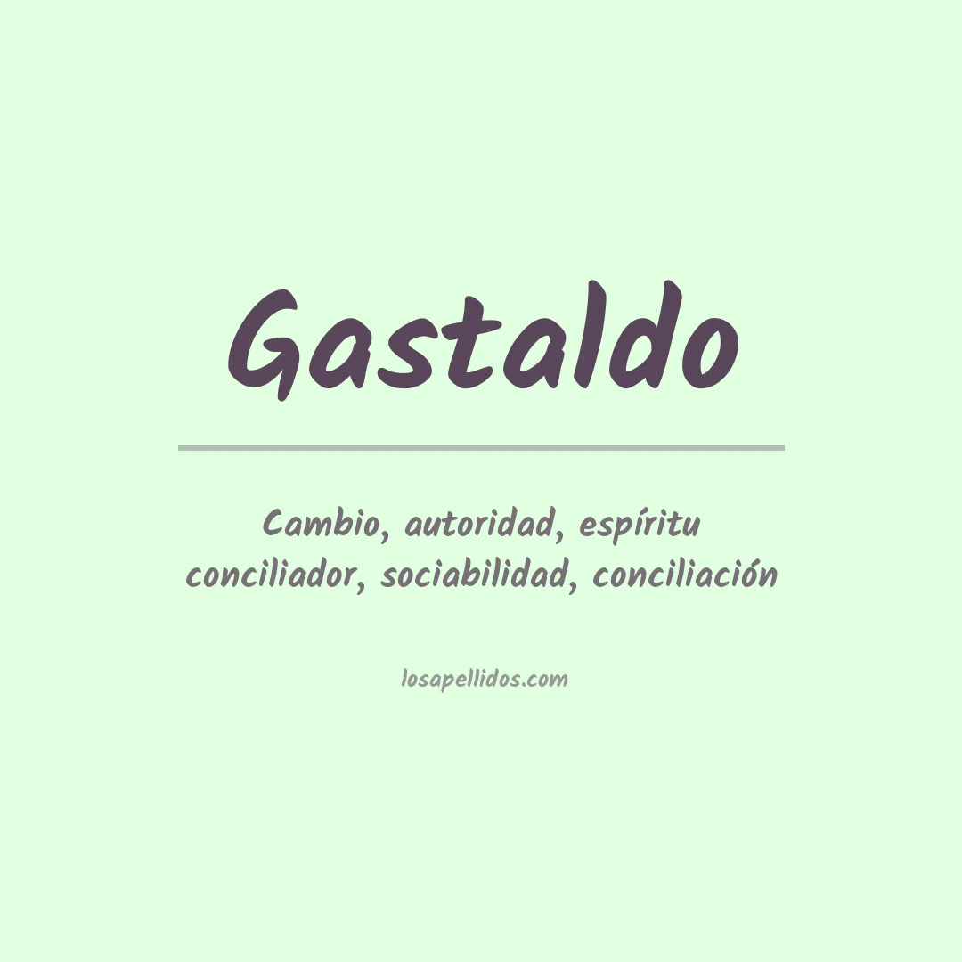 Apellido Gastaldo