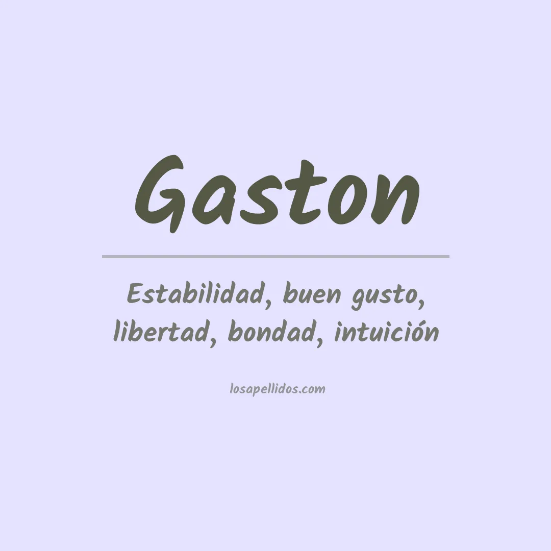 Apellido Gaston