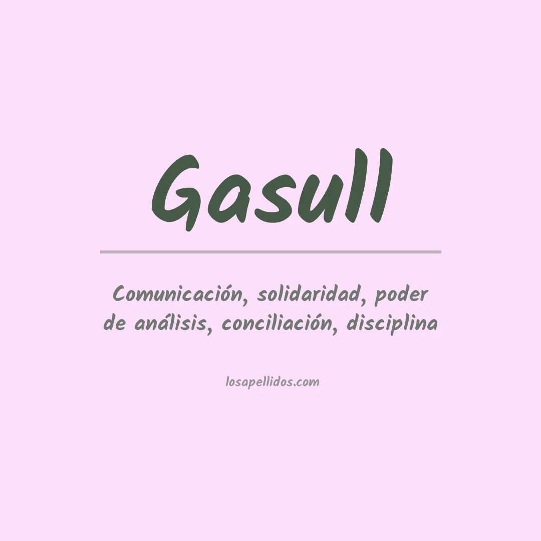 Apellido Gasull