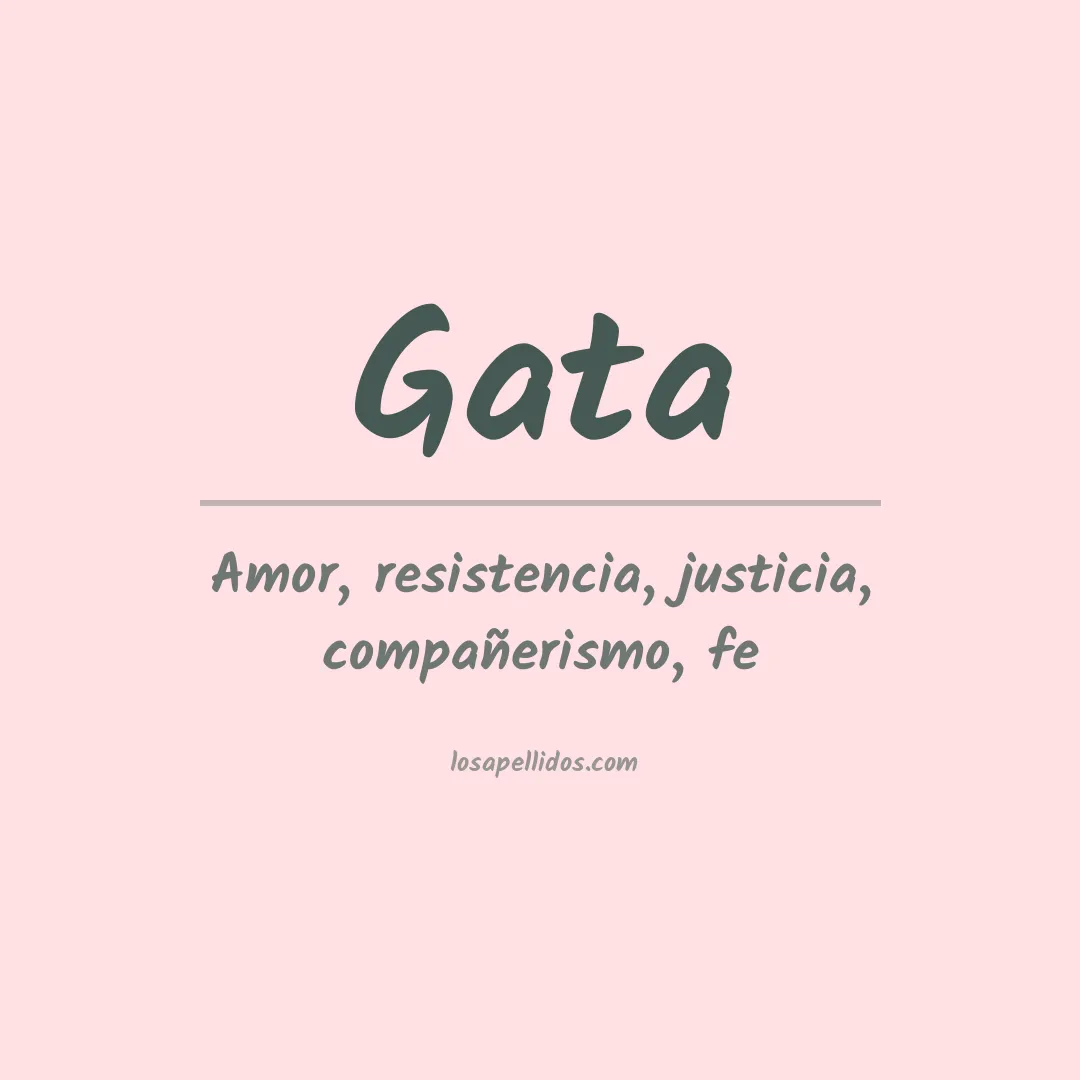 Apellido Gata