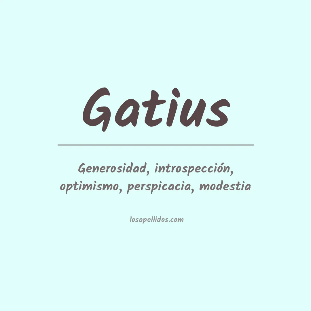 Apellido Gatius