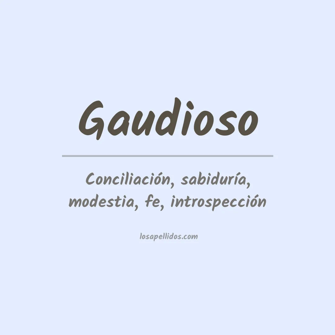 Apellido Gaudioso