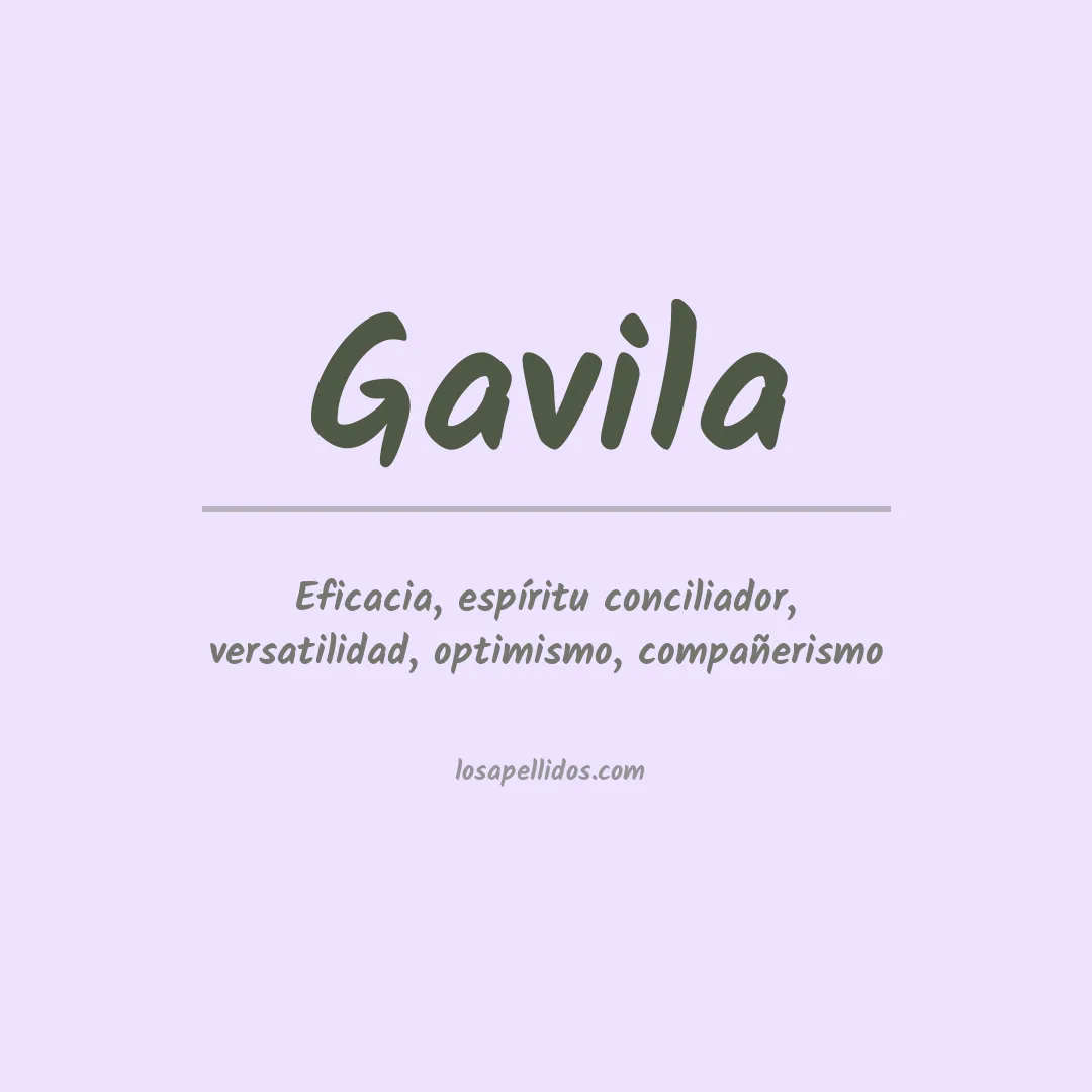 Apellido Gavila