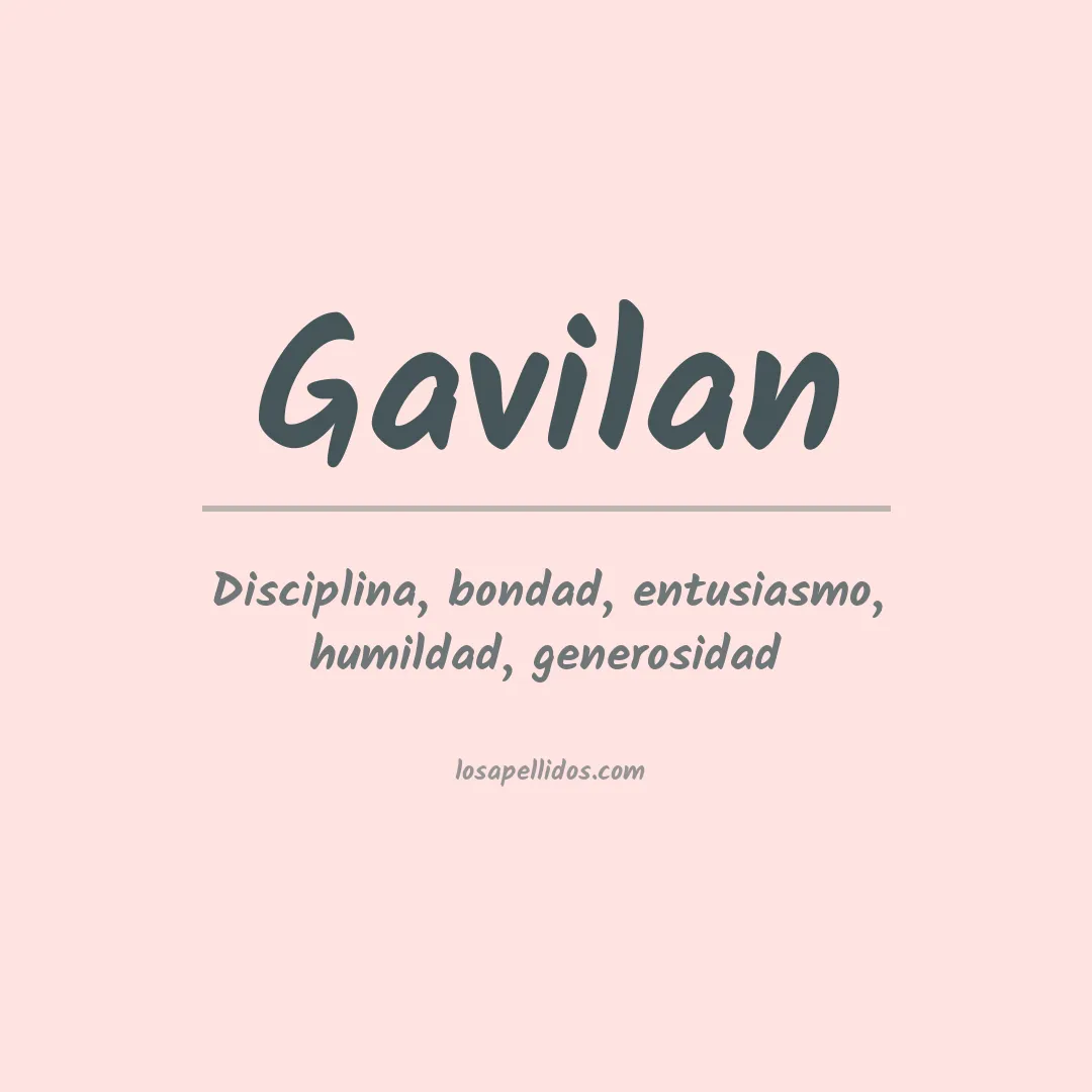 Apellido Gavilán