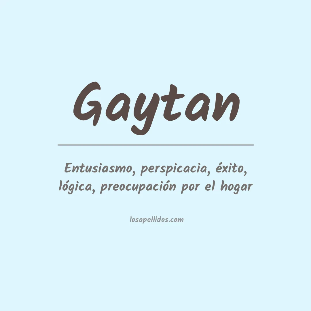 Apellido Gaytán