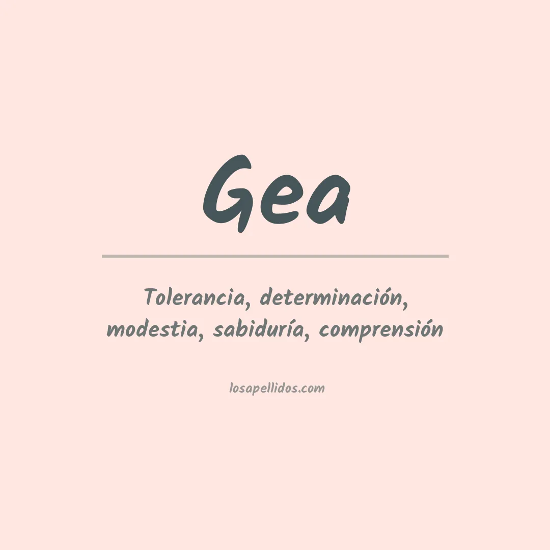 Apellido Gea