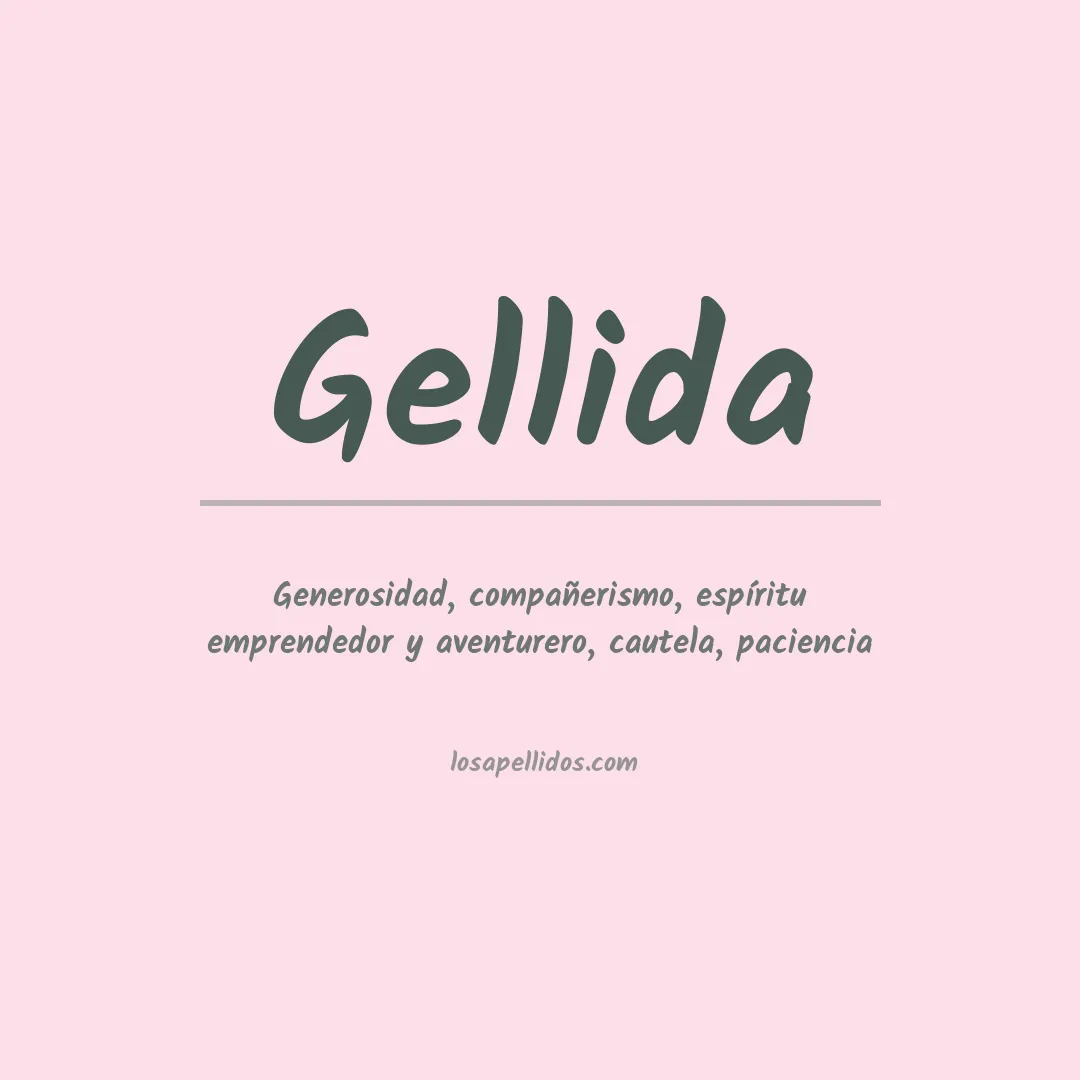 Apellido Gellida