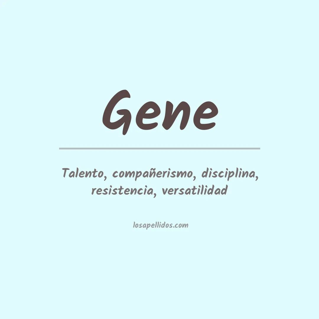 Apellido Gene