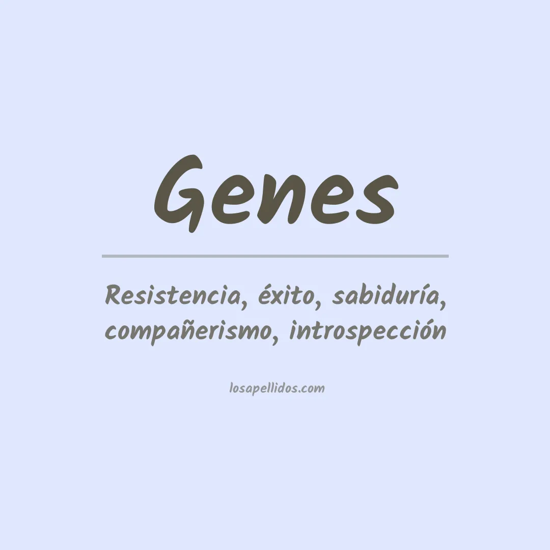 Apellido Genes