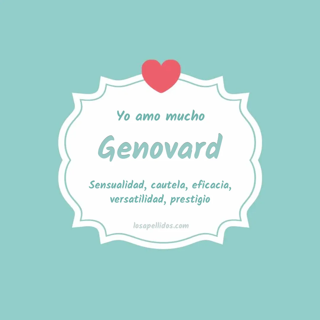 Yo amo mucho Genovard