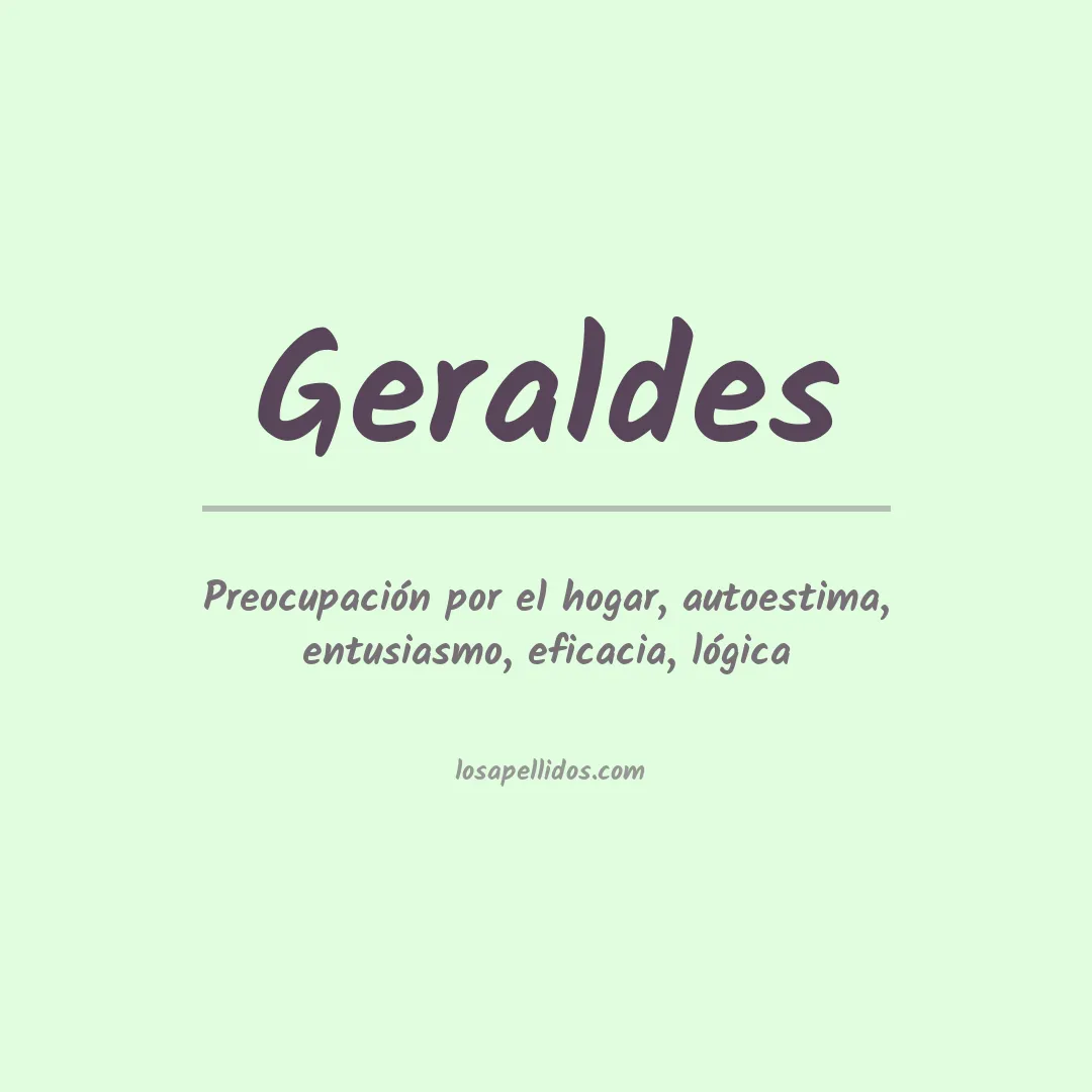 Apellido Geraldes