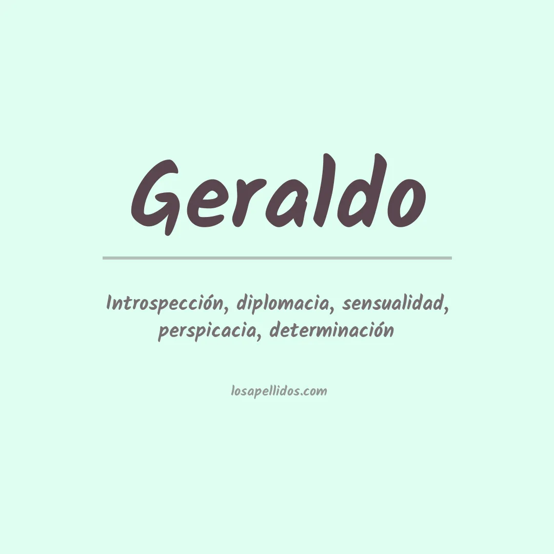 Apellido Geraldo