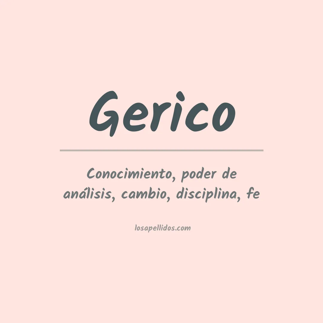 Apellido Gerico